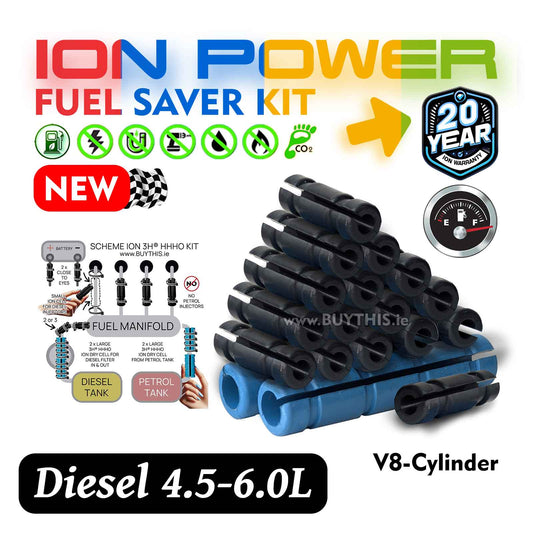 Ion 3H® HHHO kit 4.5-6.0L Diesel 8-cylinder engine, No Need Hho Kit Hho Generator Hho gas or water